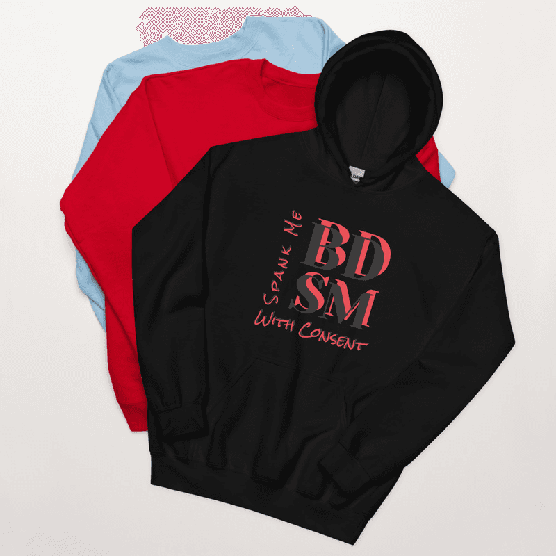 Warn-Her Collection No1 - Spank Me With Consent - Hoodie