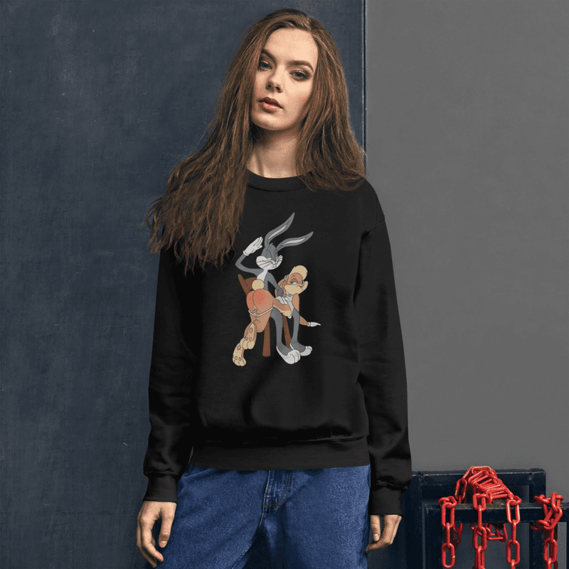 Warn-Her Collection No4 - Bunny Fun - Oversized Hoodie